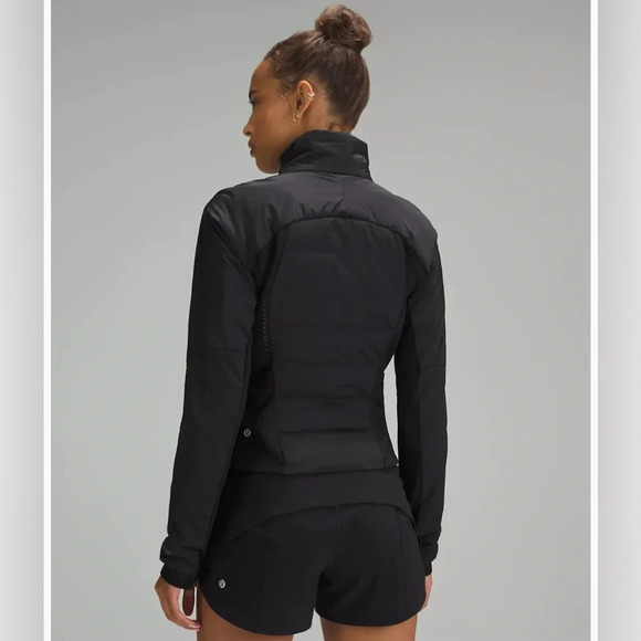 NWT Lululemon Down for It All Cropped Half-Zip Pullover in Black Size 6 - Picture 4 of 15